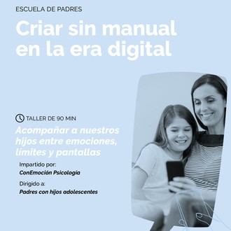 Taller sobre crianza digital en Torreforum el 14 de marzo