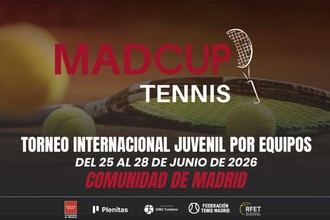 Torrejón acoge la primera edición de la MadCup de tenis del 25 al 28 de junio
