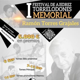 Primer Festival de Ajedrez en Torrelodones del 6 al 14 de septiembre