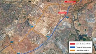 Afecciones de tráfico el fin de semaan en la A-4 en Aranjuez y A.3 en Arganda