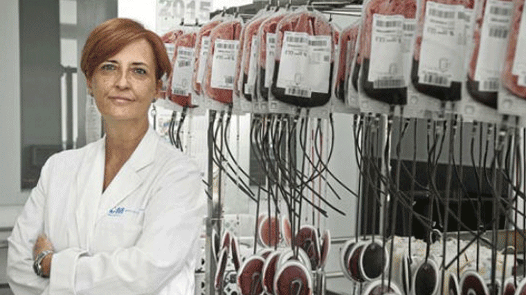 Concentración de trabajadores del Centro de Transfusiones