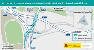 Mejoras viales completadas en el entorno del estadio Metropolitano con 12,8 millones de euros de inversión