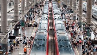 La circulación de trenes entre Madrid y Andalucía continúa suspendida