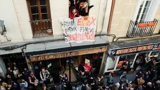 Imagen de archivo de una protesta ante el inmueble