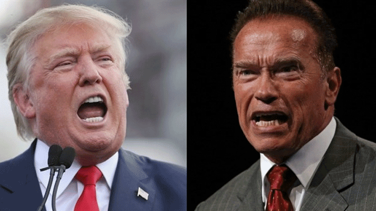 Trump declara la guerra a Schwarzenegger, el actor le insta a 'cambiar sus trabajos'