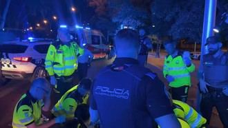 Motociclista grave tras accidente en Paseo de la Castellana