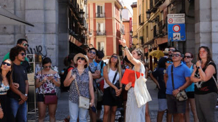 La Comunidad recibe 4,35 M de turistas extranjeros hasta julio, con 7.493 M de gasto