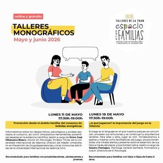 Talleres gratuitos para familias sobre educación y convivencia en mayo y junio