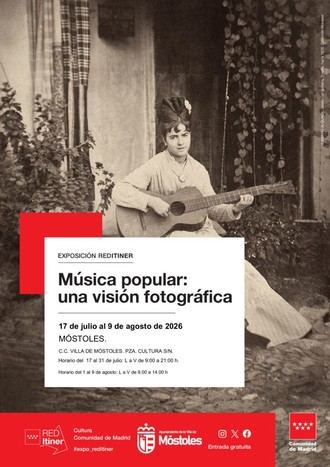 Exposición fotográfica sobre música popular en el Centro Cultural Villa de Móstoles