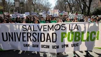 Universitarios y trabajadores de la pública irán a la huelga el 26 y 27 de noviembre