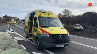 Conductor de motocicleta fallece en accidente en la M501 cerca de Navas del Rey