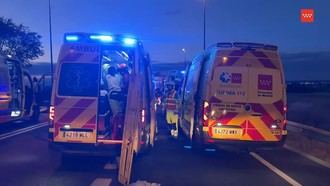 Fallecen dos personas en un accidente de tráfico en Humanes de Madrid