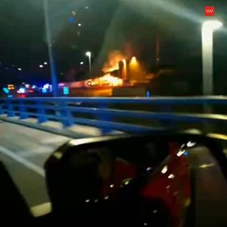 Incendio de autobús en Móstoles sin heridos ni pasajeros a bordo