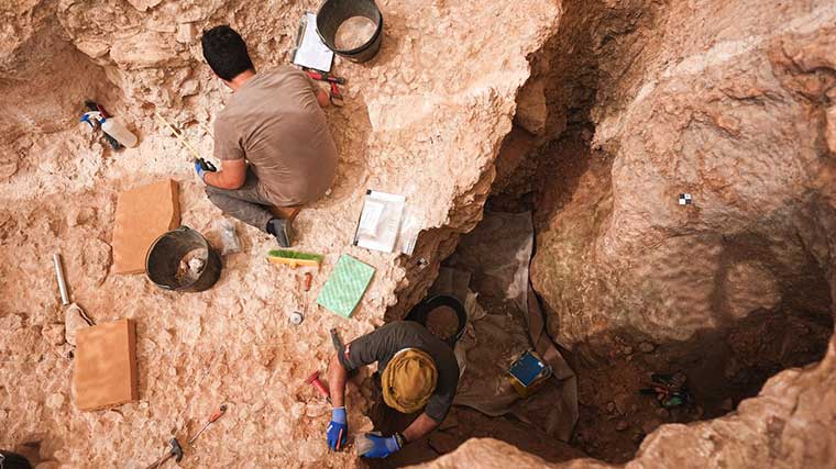 Yacimiento del Valle de los Neandertales en Pinilla del Valle. Comunidad de Madrid
