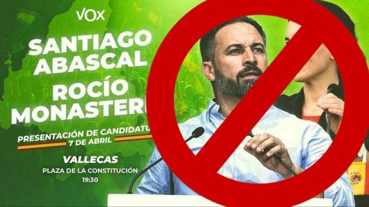 El Ayuntamiento no autoriza a Vox la presentación de su campaña en la `Plaza Roja´de Vallecas