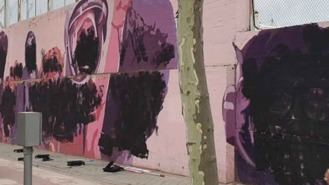 Cinco meses de prisión para el militante de Vox que vandalizó el mural feminista de Cudad Lineal