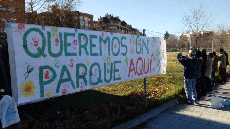 Campamento pide amparo al Defensor del Pueblo para que Las Moreras sea espacio de recreo