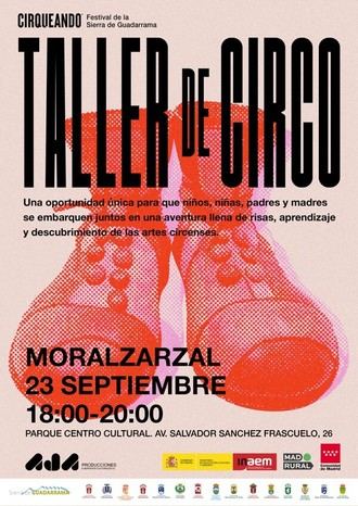 Taller de Circo Familiar el 23 de Septiembre en el Parque del Teatro