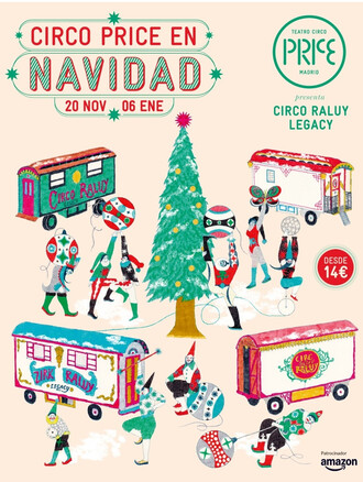 El Circo Raluy Legacy actuará en el Price del 20 de noviembre al 6 de enero