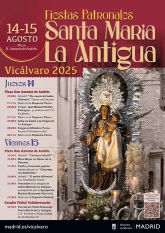 Fiestas patronales en Vicálvaro en honor a Santa María La Antigua