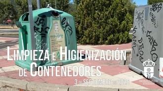 Nuevo servicio diario de limpieza y desinfección de contenedores en la localidad