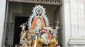 Procesiones en honor a Nuestra Señora de los Ángeles cambian de recorrido por las obras de la calle Madrid