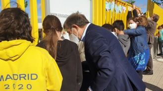 Partida visita al CEIPSO Padre Garalda en el Día de la Familia