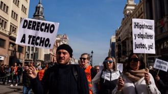 Más de 40 ciudades, entre ellas Madrid, se movilizan para defender el derecho a una vivienda digna