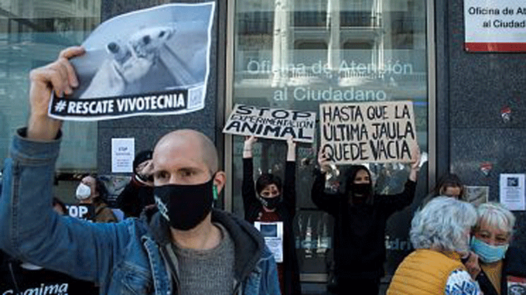 Manifestación el 29 M para exigir el rescate de los animales de Vivotecnia