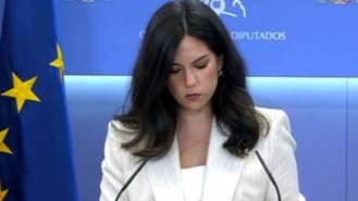 La portavoz de VOX en el Congreso, Pepa Millán, durante una rueda de prensa en el Congreso de los Diputado. Eduardo Parra - Europa Press