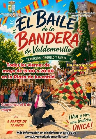Clases gratuitas del Baile de la Bandera para jóvenes cada viernes de mayo