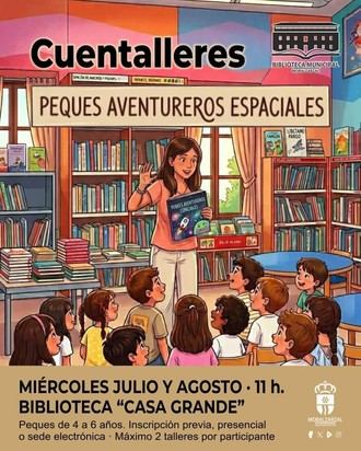 Cuentalleres de Verano para pequeños aventureros en la biblioteca local