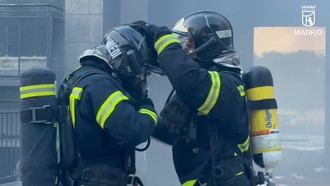 Incendio en edificio de San Blas-Canellejas moviliza a los bomberos