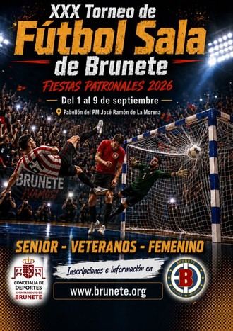 Inscripciones abiertas para el XXX Torneo de Fútbol Sala en septiembre