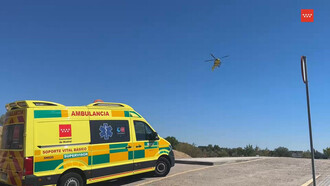 Motociclista de 46 años sufre grave accidente en Robledo de Chavela