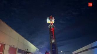 Incendio en nave industrial de Ajalvir moviliza a bomberos sin heridos