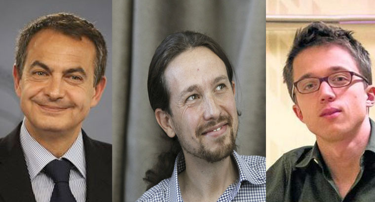 Zapatero y su `tête à tête´ "estrictamente personal" con Iglesias y Errejón