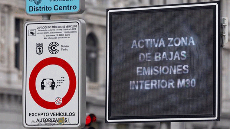 Madrid cumple por primera vez con los niveles de contaminación en sus 24 estaciones de medición